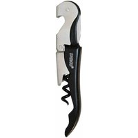 Faltbarer Korkenzieher schwarz 12 x 2 x 1,5 cm von GASTROMAX