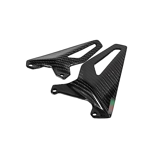Carbon Motorrad Fersenschutz Fußrastenschutz Fußrastenschutz passend for Ducati Panigale V4S V4 2018 2019 (Color : Gloss) von GATSUN