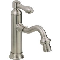 Gattoni Rubinetteria - Einhebel-Bidetmischer Retromodell in gebürsteter Nickelfarbe Gattoni Oxford 3150/31NS Nickel gebürstet von GATTONI RUBINETTERIA