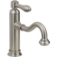 Einhebel-Waschtischmischer Retromodell in gebürsteter Nickelfarbe Gattoni Oxford 3140/31NS Nickel gebürstet von GATTONI RUBINETTERIA