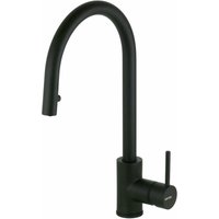 Gattoni Rubinetteria - Küchenarmatur in Matt-schwarz mit Unterputzbrause Gattoni 0350/PCNO matt-schwarz Gattoni Rubinetteria - Küchenarmatur in Matt-schwarz mit Unterputzbrause Gattoni 0350/PCNO matt-schwarz von GATTONI RUBINETTERIA