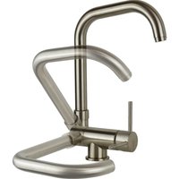 Gattoni Rubinetteria - Spültischmischer Nickel gebürstet Klappfass Gattoni 6014765NS Satin Nickel von GATTONI RUBINETTERIA