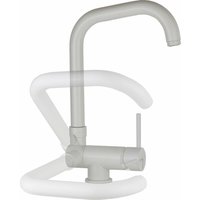 Spültischmischer matt weiß mit klappbarem Auslauf Gattoni 6014765B0 weiß matt von GATTONI RUBINETTERIA