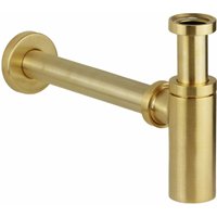 Universaler dekorativer Siphon in gebürsteter Goldfarbe Gattoni Rubinetteria 0160/00SG Gebürstetes Gold - Gebürstetes Gold von GATTONI RUBINETTERIA