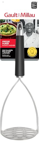 GAULT&MILLAU - Kartoffelpresse aus Edelstahl – für cremige Pürees – robust und ergonomisch – 1 Stück Kartoffelstampfer von GAULT&MILLAU