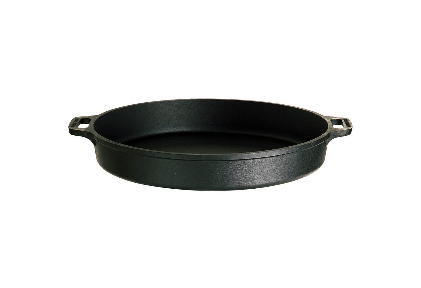 GAUMENKICK Grillpfanne Feuerpfanne D: 30cm mit 2 Henkeln Gusspfanne Gusseisen Servierpfanne, Gusseisen (1-tlg) von GAUMENKICK