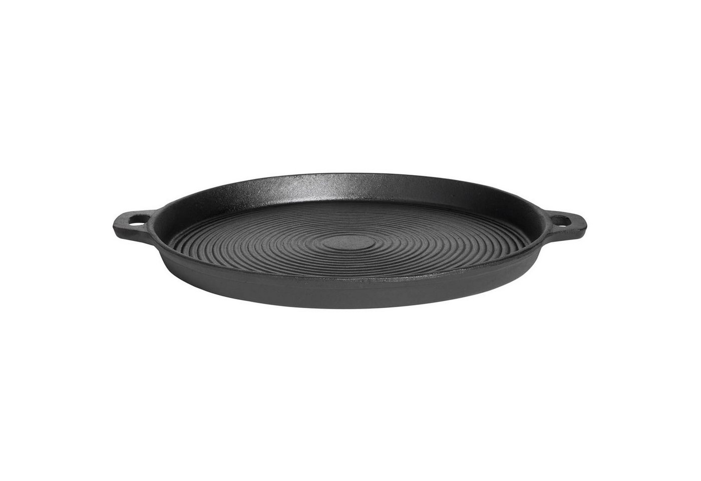 GAUMENKICK Grillpfanne Feuerpfanne Bratpfanne Gusspfanne Gusseisen D: 35cm mit 2 Henkeln, Gusseisen (1-tlg) von GAUMENKICK