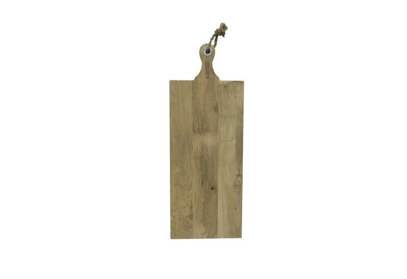 GAUMENKICK Schneidebrett Servierbrett Mangoholz Aufhänger natur Holzbrett Käsebrett L: 77cm, Holz, (1-St) von GAUMENKICK
