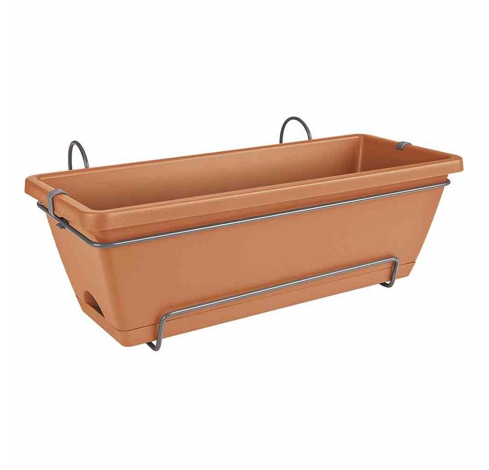 GAUTZSCH Blumenkasten in terracotta, Kunststoff - 50x17,6x20cm (BxHxT) von GAUTZSCH