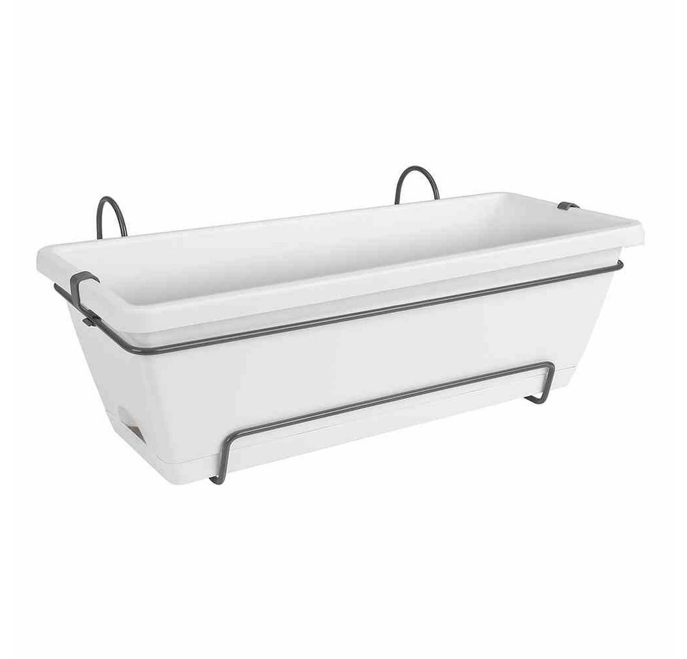 GAUTZSCH Blumenkasten in weiß, Kunststoff - 50x17,6x20cm (BxHxT) von GAUTZSCH