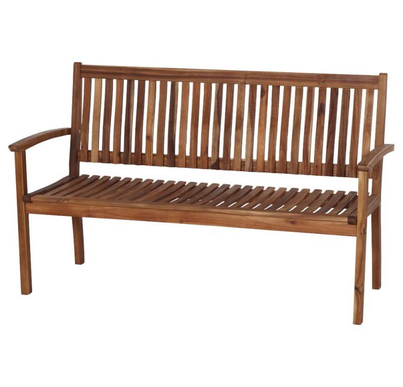 GAUTZSCH Gartenbank in geölt, Akazienholz - 150x92,5x62cm (BxHxT) von GAUTZSCH