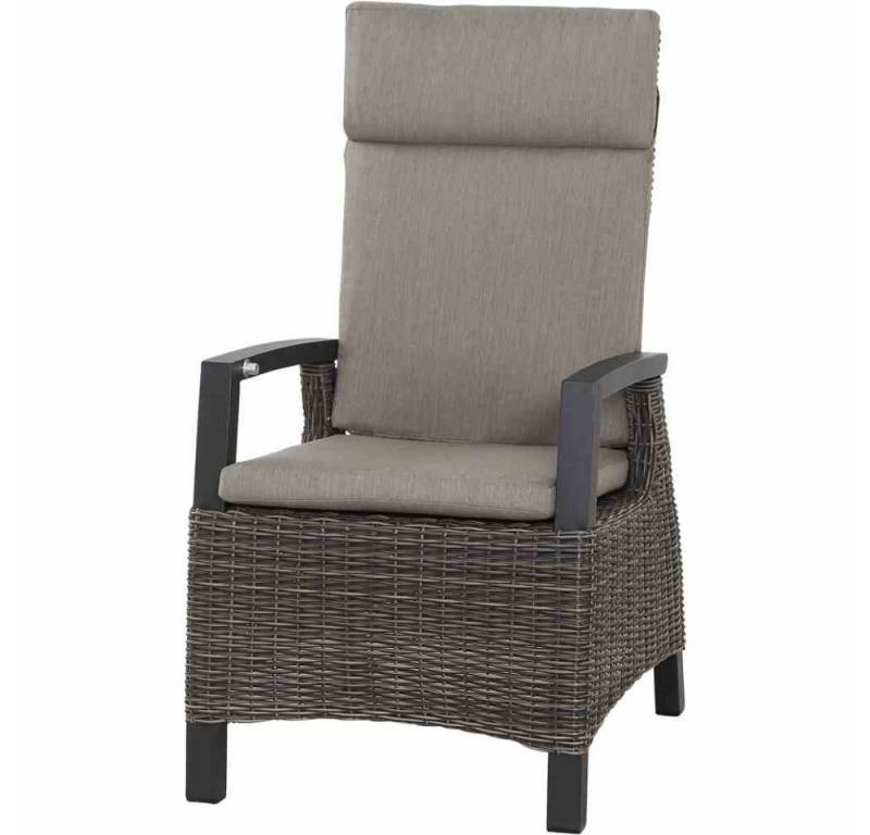 GAUTZSCH Gartenlounge-Sessel in matt anthrazit, charcoal grey, taupe meliert von GAUTZSCH