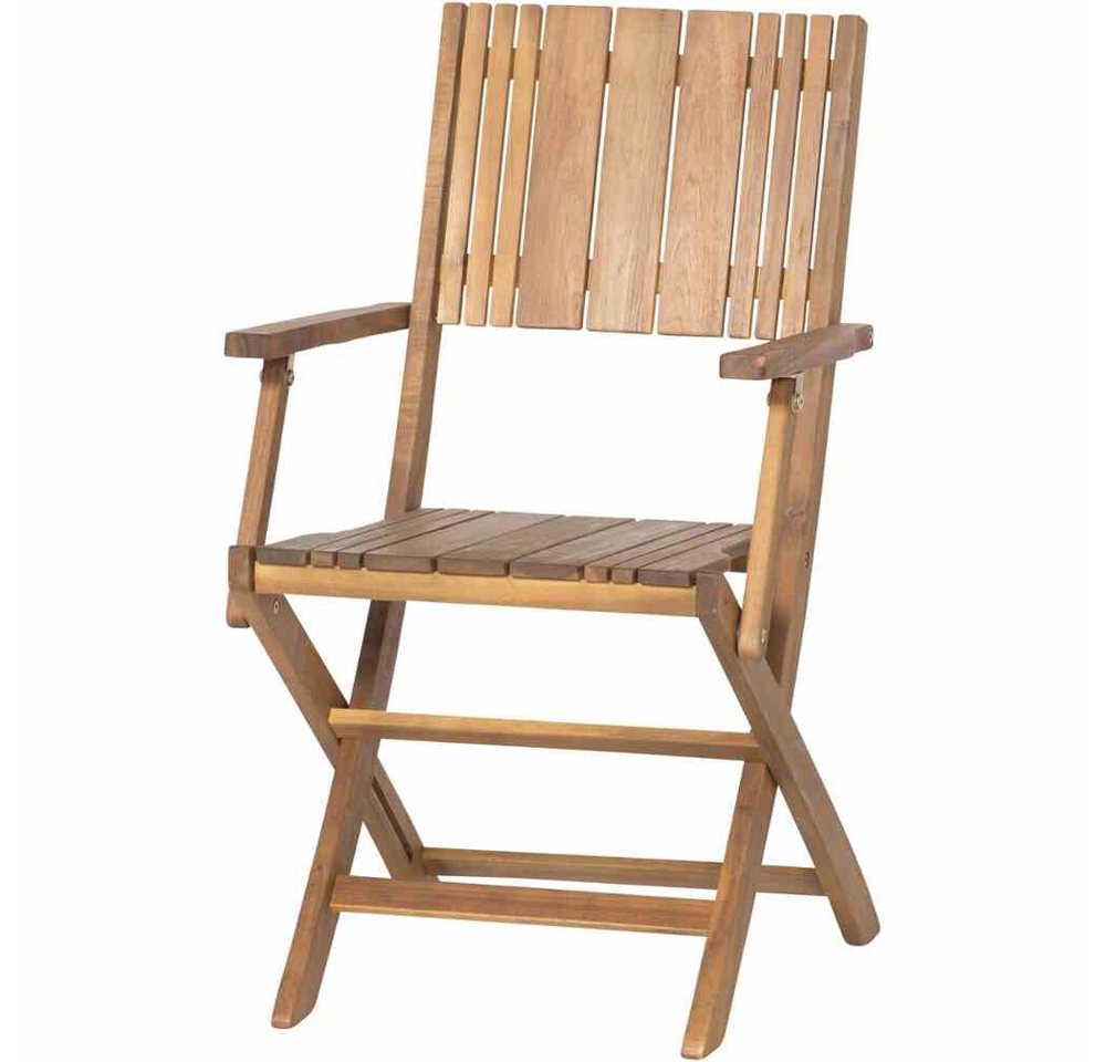 GAUTZSCH Gartensessel in natur geölt, Akazienholz - 55x88,5x50,5cm (BxHxT) von GAUTZSCH
