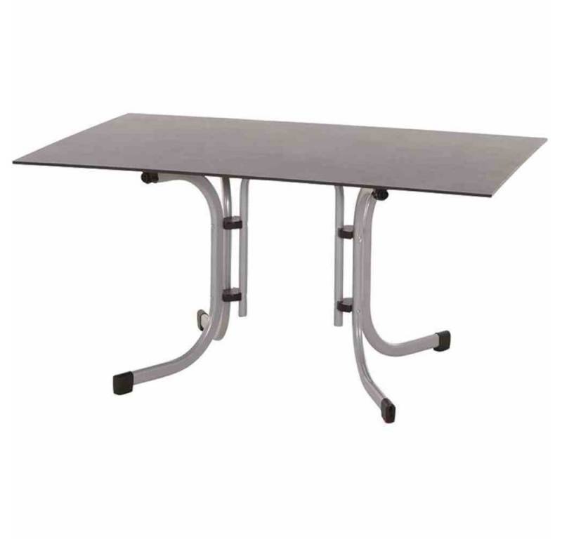 GAUTZSCH Gartentisch in silber, dark stone - 140x70x90 (BxHxT) von GAUTZSCH