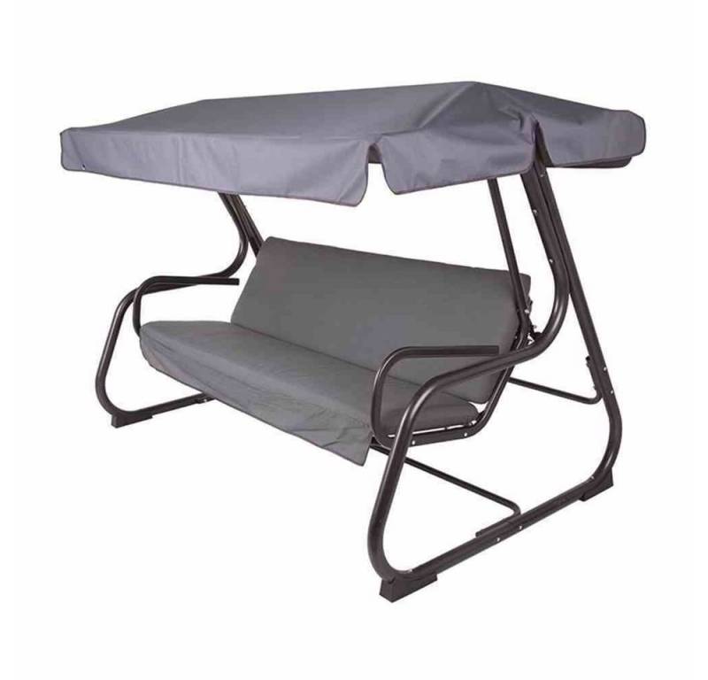 GAUTZSCH Hollywoodschaukel in anthrazit - 209x171x132 (BxHxT), 4-Sitzer von GAUTZSCH