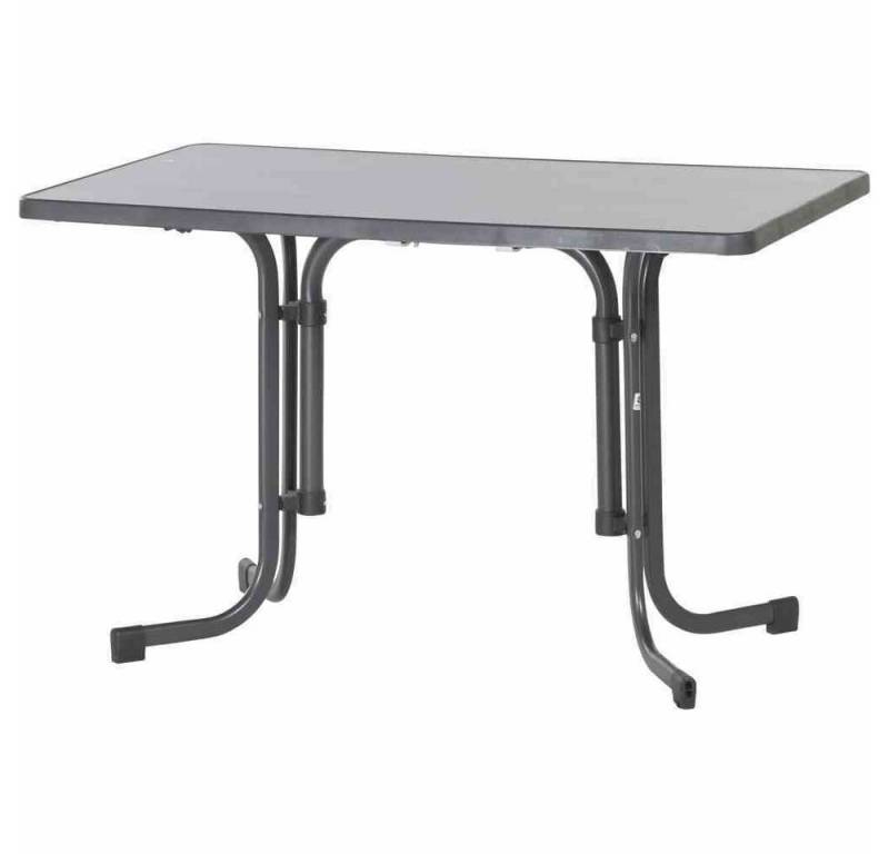 GAUTZSCH Klapptisch in anthrazit, Mecalit®-Pro, Stahl - 115x72x70cm (BxHxT) von GAUTZSCH
