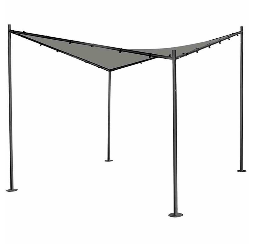 GAUTZSCH Pavillon in grau, hellgrau - 300x270x300 (BxHxT) von GAUTZSCH