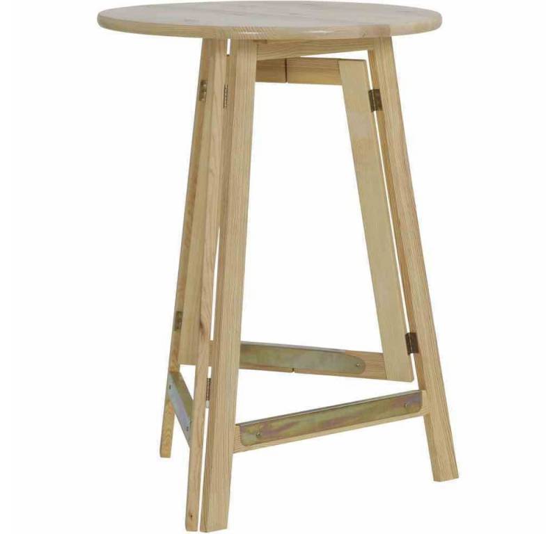 GAUTZSCH Stehtisch in natur, Kiefernholz - 78x111x78cm (BxHxT) von GAUTZSCH