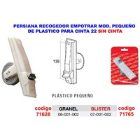 Gaviota - Recodegor Blind Embed Plastic Small White Tape 2207001002 Gaviota - Recodegor Blind Embed Plastic Small White Tape 2207001002 von GAVIOTA