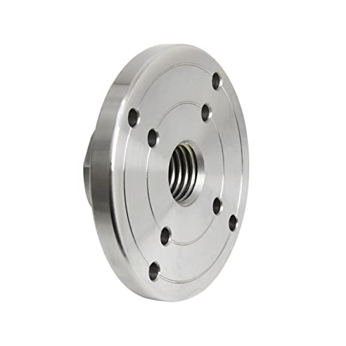 Drehfutter, Planscheibe for Drehbankfutter, 1 Zoll x 8 TPI / M18 x 2,5 / M33 x 3,5 Gewindeflanschplatte Fräsfutter for Holzdrehwerkzeuge(100mm m33x3.5) von GAWEGBCX