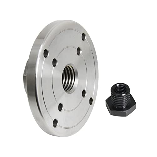 Drehfutter, Planscheibe for Drehfutter aus Stahl for Holzdrehmaschinen, M33 x 3,5 mm / 1 Zoll x 8 TPI / M18 x 2,5 mm Gewindeflansch-Planscheibe, Drehwerkzeuge for die Holzbearbeitung(100mm M18x2.5) von GAWEGBCX
