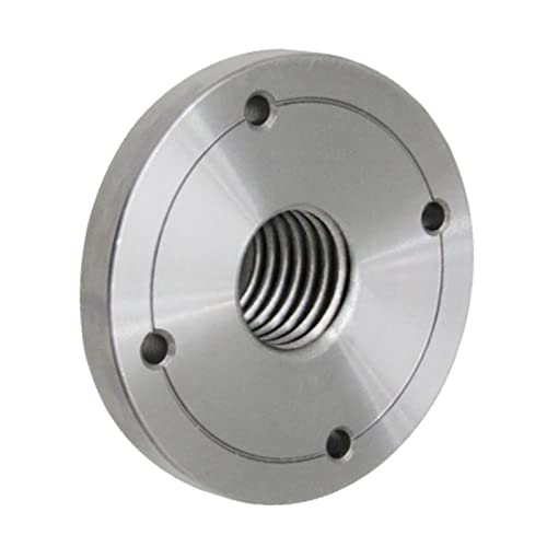 Drehfutter, Planscheibe for Holzdrehbank aus Stahl, Gewinde M18 x 2,5, 3 Zoll ohne Spannfutter von GAWEGBCX
