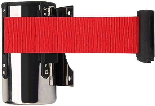 Einziehbare Absperrleine, Einziehbare Warteschlangen-Seilbarriere, Crowd Control Ribbon, for Hotelrestaurant-Kino(5M) von GAWEGBCX