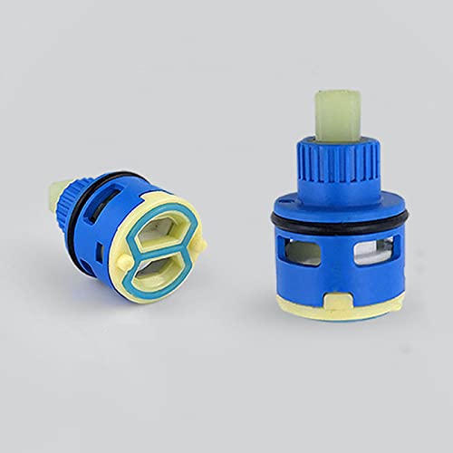 Ersatzkartusche for Wasserhahn, 18/22/25/31 mm, Keramikscheibenkartusche, Wassermischbatterie, Innensteuerung, Küchen- und Waschbeckenhahnventil(D-22mm) von GAWEGBCX
