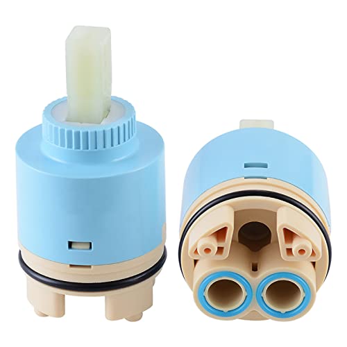 Wasserhahnkartusche, Keramikkartusche, Keramik-Wasserhahnkartusche, Keramikscheiben-Kartuschenventil for Einhebel-Monoblock-Badezimmer- oder Küchenmischbatterien(D-40mm) von GAWEGBCX