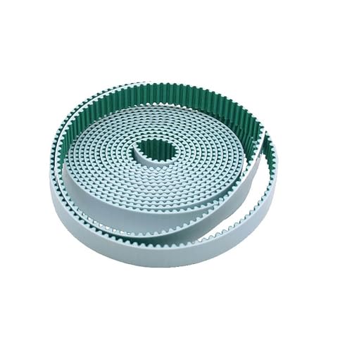 Zahnriemen mit offenem Ende, 1 Meter, 3 M, 5 M, 8 M, offener Zahnriemen aus Polyurethan mit Stahlkern, grüne Zahnoberfläche, Breite 10–40 mm for 3D-Drucker/CNC-Maschine(8m 25mm Width) von GAWEGBCX