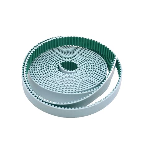 Zahnriemen mit offenem Ende, 1 Meter, S3M, S5M, S8M, XL, offener Zahnriemen, Polyurethan mit Stahlkern, grüne Zahnoberfläche, Breite 10–40 mm9(S5m 30mm Width) von GAWEGBCX