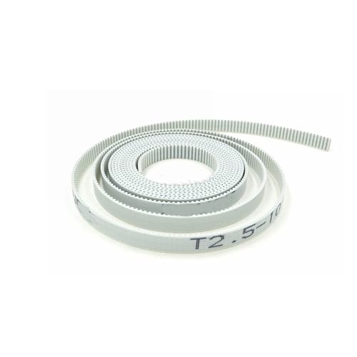 Zahnriemen mit offenem Ende, 100 Meter, T2.5 PU, Zahnriemen mit offenem Ende, T2.5-10, Breite 10 mm, T2.5 10 Riemen, passend for T2.5 Zahnriemenscheibe for 3D-Drucker CNC von GAWEGBCX