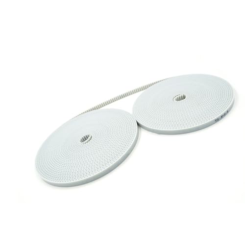 Zahnriemen mit offenem Ende, 50 Meter, PU T2.5, offener Synchronriemen, Breite 6 mm, Polyurethan-Stahl, Trapez T2.5-6 mm, offene Zahnriemenscheibe, 3D-Drucker von GAWEGBCX
