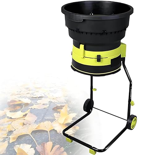 GAYAYAS Elektrischer Laubmulcher, Gartenhäcksler, 8000 U/min Häcksler, Kompostiermaschine, inkl. Aufbewahrungstasche, für Gartenabfälle, Blätter und Äste 10MPowerCord von GAYAYAS