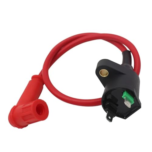 GAYCLG Zündungskabel 50-160cc Racing Zündspule Für Motorrad Roller ATV Quad Buggy Ersatz Ignition Coil(Red) von GAYCLG
