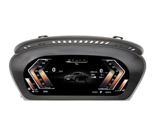 Head-up-Display Passend für BMW 3er E90 E91 E92 E93 (2005–2012) Armaturenbrett CCC CIC-System LCD-Auto-Kombiinstrument Cockpit Smart Speedometer(RHD 3Series CIC E90) von GAYCLG