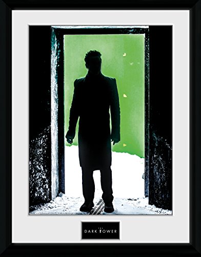 GB Eye Gerahmtes Poster The Dark Tower der Mann in Schwarz, verschiedene, 30 x 40 cm von GB eye