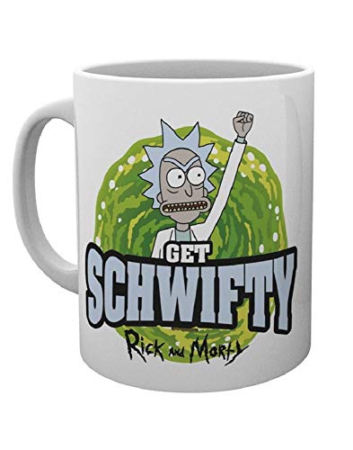 GB Eye Limited MG1967 GB Eye Ltd Rick und Morty, Get schwifty, Tasse, verschiedene von Rick and Morty