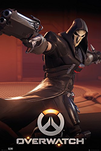 GB Eye Overwatch Sensenmann Maxi-Poster, Holz, Mehrfarbig, 61 x 915 cm. von GB eye