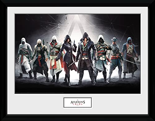 GB Eye Poster Assassins Creed, Zeichen Kunstdruck, gerahmt, 30 x 40 cm, verschiedene von GB eye