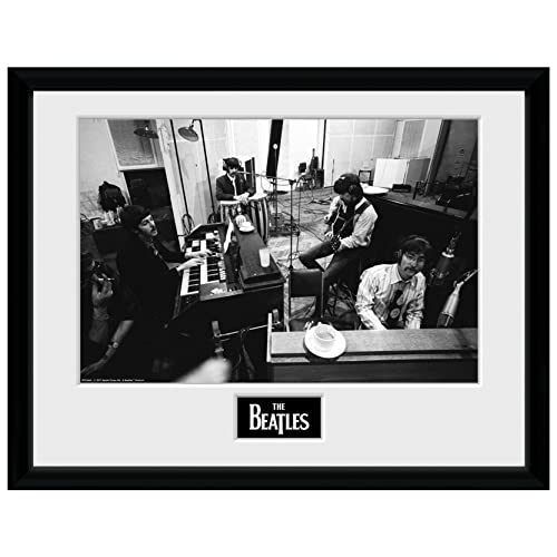 GB Eye"The Beatles, Studio" Gerahmter Druck, mehrfarbig, 30 x 40 cm von GB eye