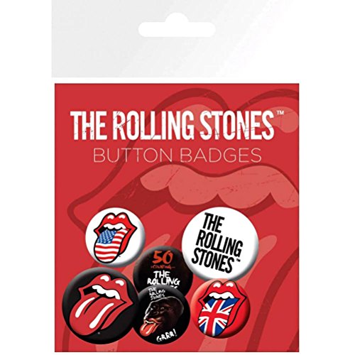 GB Eye The Rolling Stones Lippen Abzeichen Pack von GB eye