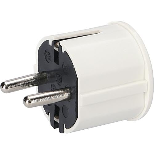 Winkelstecker Schuko weiß (weiß) von GB Gebro