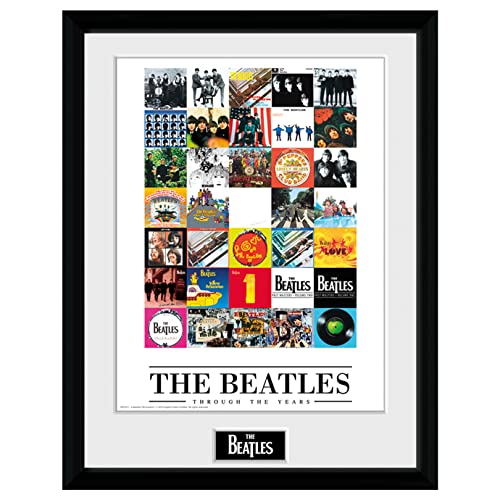 GB eye PFC231 LTD, Beatles, Through The Years, Gerahmter Druck, 30 x 40 cm, Holz, Sortiert, 16L x 12W von GB eye