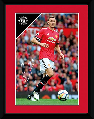 GB Eye Ltd Manchester United, Matic 17/18 Kunstdruck, gerahmt, 20 x 15 cm, Holz, verschiedene, 24 x 20 x 2,4 cm von GB eye