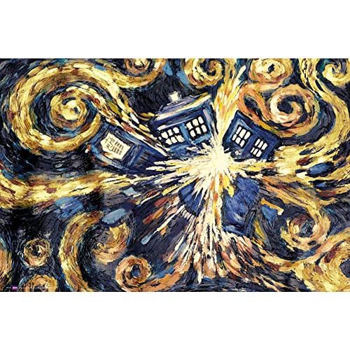GB eye Ltd Maxi-Poster, Doctor Who, Exploding Tardis, 61 x 91,5 cm, Paper, Multicolor, 91.5 x 61cm von GB eye