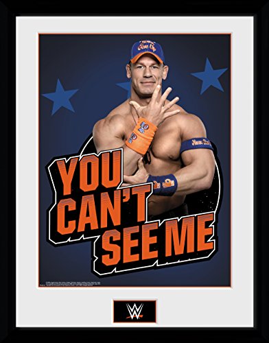 GB eye Ltd WWE, Cena You Can 't See Me Kunstdruck, gerahmt, 30 x 40 cm, verschiedene von GB eye