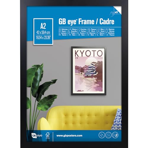 A2 Wooden Poster / Picture / Print Frame 42 x 59.4cm (Black) by Gb Posters von GB eye