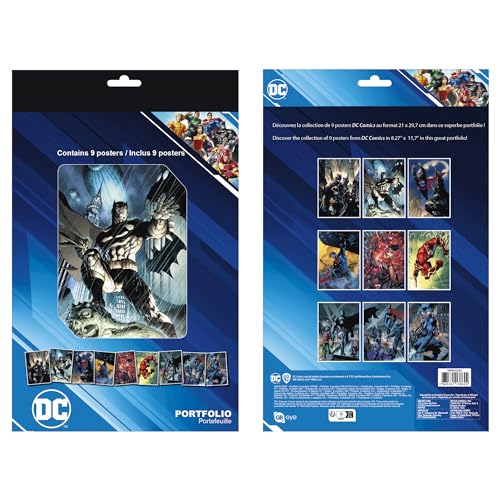 ABYstyle - DC Commics Portfolio 9 Poster Justice League (21 x 29,7 cm) von GB eye