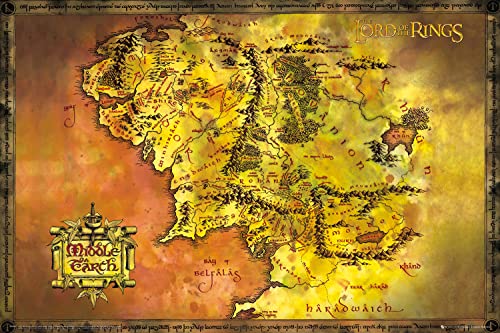 GB eye FP2647 Maxi-Poster „Der Herr der Ringe“ klassisches Kartenformat 61 x 91,5 cm von GB eye